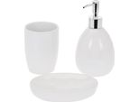 Eccellente Set Da Bagno Dolomite 3 Pezzi Nero Ko-795600090Cern