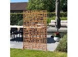 Parete Divisoria 'Bernalda' 180 X 120 Cm In Acciaio Inox