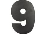 Numero Civico Nero 15 Cm Numero 9 - Al Pezzo