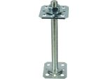Supporto Regolabile Per Pali M20 Per Pali Da 8 X 8 A 10 X 10 Cm - Al Pezzo