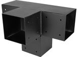 Giunto Angolare Per Pergola Con Prolunga Per Travi 15 X 15 Cm Modello Cubo - Al Pezzo