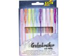 Folia 1912 Folia Gel Pen Pastell, Colori Assortiti, Confezione Da 10 Pz