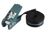 Wolfcraft 3418000 Cinghia Di Ancoraggio Monopezzo Forza Di Trazione Lc (Singola/Diretta)=90 Dan (L X L) 4 M X 25 Mm Cricchetto