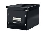 Leitz 6109-00-95 Contenitore Click & Store 10,0 L Nero 26,0 X 26,0 X 24,0 Cm