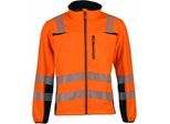 Giacca Softshell Ad Alta Visibilità Prevent® Trendline Taglia Xxl Arancio/Nero