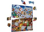 Larsen XC1 - Puzzle Di Babbo Natale - 2 Pezzi Con 15 Pezzi