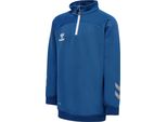 Hummel Lead Mezza Zip Kinder, Blu Vero, 152