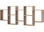 Scaffale A Parete "Trio"" Scaffale Pensile 160,5X18X65Cm Rovere Sonoma"