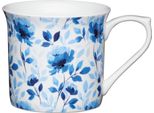 Kitchencraft China - Tazza Riffle (300 Ml), Design De Rosa Blu