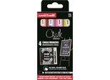 Uni-Ball PWE5M/4PFASS16 Uni-Ball Pennarello A Gesso Pennarello A Gesso PWE5M/4 Pf, Confezione Da 4 Pz
