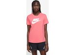 Nike W Nsw Tee Essntl Icn Ftra 894 Mare Corallo / Bianco 894 Mare Corallo / Bianco Xs