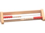 Wissner® Aktiv Lernen Giocattolo Educativo Aritmetico Rosso/Bianco 20 Numeri, Regolo Calcolatore Re-Wood® Abaco