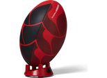 Pallone Da Rugby Canterbury Thrillseeker Rosso Nero Misura 5 Grip Resistente
