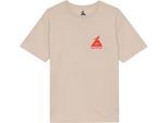 T-Shirt Uomo Poler X Staple Outdoor Stuff In Cotone Beige Stampato L