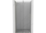 Mexen Velar Porta Doccia Scorrevole 110 Cm, Trasparente, Nichel Spazzolato - 871-110-000-01-97