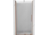 Mexen Velar Porta Doccia Scorrevole 90 Cm, Brina, Rame Spazzolato - 871-090-000-31-65