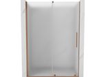 Mexen Velar Porta Doccia Scorrevole 130 Cm, Ghiaccio, Rame Spazzolato - 871-130-000-31-65