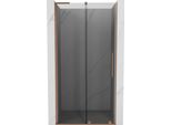 Mexen Velar L Porta Doccia Scorrevole 120 Cm, Grafite, Rame Spazzolato - 871-120-003-41-65