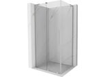 Mexen Velar L Cabina Doccia Scorrevole 120 X 70 Cm, Trasparente, Nichel Spazzolato - 871-120-070-03-97