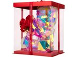 Lemisie Orsetto Con Rose – Regalo Per San Valentino, Festa Della Donna, Festa Della Mamma, Compleanno O Natale, Lampada Led In Confezione Regalo