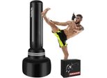 Sacco Da Boxe Pesante, 180 Cm, Sacco Da Boxe Autoportante, Sacco Da Kickboxing Gonfiabile Per Allenamento, Mma, Muay Thai, Fitness