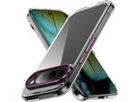 Custodia Trasparente Per Google Pixel 10 / Pixel 10 Pro Retro Rigido, Telaio In Tpu Morbido, Custodia Protettiva Antiurto Rosa
