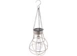 Progarden Lampada Solare A Sospensione In Metallo Con 10 Led
