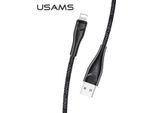 Usams U41 Lightning Cavo Intrecciato 1M2A Nero/Nero Sj391Usb01 (Us-Sj391) Ricarica Rapida