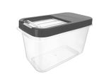 Contenitore Universale Da 10 Litri Con Coperchio Scorrevole, Resistente, Lavabile In Lavastoviglie