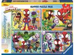 Puzzle Ravensburger Spidey E I Suoi Fantastici Amici 4X42 Pezzi