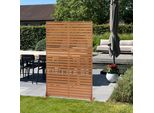 Parete Divisoria 'Nodepp' In Acciaio Corten 180 X 120 Cm In Acciaio Inox