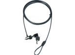 Dicota Security Cable T-Lock Value, Keyed, 3X7Mm Slot