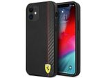 Ferrari Fesaxhcp12Sbk Custodia Rigida Per Iphone 12 Mini5,4 Czarny/Nero On Track Carbon Stripe