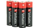 Verbatim 49501 Batterie Alcaline, Mignon, Aa, LR06, 1,5V