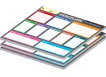 Pricaro Agenda Settimanale "Perfect"", Antracite, A4, 25 Fogli, 3 Pezzi"