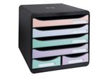 Cassettiera Exacompta Big Box Maxi Watercolour 3127296D 6 Cassetti Colorati