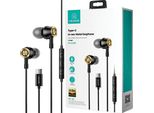 Cuffie Stereo Usams Ep-43 Metalusb-C Nero/Nero Hsep4301