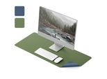 Tappetino Da Tavolo - Tappetino Per Mouse Xxl - 90 X 40 Cm - Bifacciale - Blu E Verde