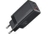 Usams ŁAd. Siec. 2Xusb-C+1Xusb 65W (Solo Testa) Gan Pd3.0 +Qc3.0 Ricarica Rapida Czarny/Nero Sandru Serie Cc180Tc01 (Us-Cc180)