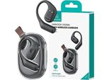 Usams Cuffie Bluetooth 5.3 G26 Owsband Wireless Nero/Nero Bhuug01