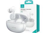 Usams Cuffie Bluetooth 5.3 Twsx-Don Serie Doppio Mic Enc Senza Fili Bianco/Bianco Bhuxd02 (Usams-Xd18)