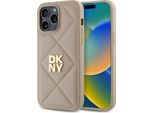 Dkny Dkhcp14Xpqdsle Iphone 14 Pro Max 6.7 BeżOwy/Beige Trapuntato Logo Stack