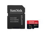 SANDISK Speicherkarte microSDXC Extreme PRO, rot (rot, schwarz), 1000 GB, Speicherkarten
