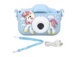 Macchina Fotografica Per Bambini, Simpatico Doppio Obiettivo, Autofocus, Fotografia, Registrazione Video, Giochi, Musica, Fotocamera Digitale, Giocattolo, Blu