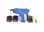 Legatrice Elettrica Per Armature, Batterie Agli Ioni Di Litio 2*12V, Gamma Di Legatura 8-34 Mm, Blu