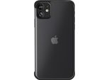 Avizar, Custodia Bumper Iphone 11 In Silicone Con Protezione Antiurto In Due Pezzi, Nero
