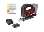 Power X-Change Akku-StichsäGe TE-JS 18/100 Li, 18Volt Rot/Schwarz, Li-Ionen Akku 2,5Ah