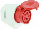 As-Schwabe Presa A Muro Cee Senza Cavo Max. 6Mm² 400V 32A 5 Poli Coperchio Incernierato IP44