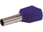 Ghiera Gemellare Quadrios, 22C437, 2,5 Mm², Blu, Parzialmente Isolata, 100 Pezzi