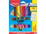 Maped Color’Peps 862726 Pastello Colorato Multicolore 24 Pz
